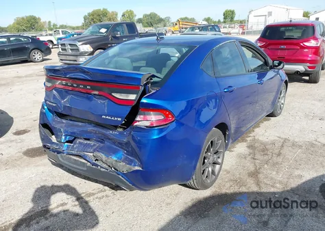 2013 Dodge Dart Rallye from USA, damaged, VIN 1C3CDFBA1DD181641